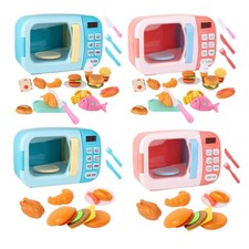 Microwave Toys, Electric Microwave Kitchen Playset Microwave