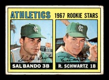 1967 Topps #33 Sal Bando/Randy Schwartz Rookie Stars VG X3482205