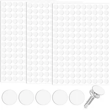 405 Pcs 12mm Self Adhesive Screw Cover Stickers Screw Hole Cover Caps