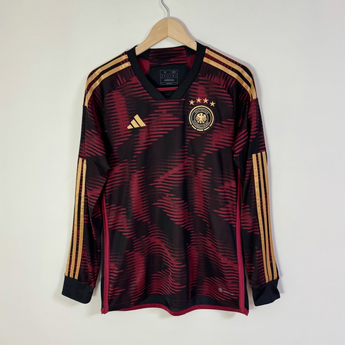 Germany Team 2022/2023/2024 Away Football Shirt Long Sleeve Jersey