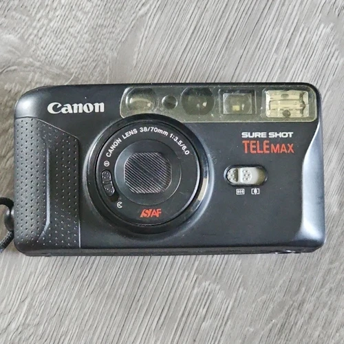 Canon Sure Shot Tele Max 35mm Point & Shoot Film Camera