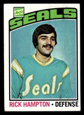 1976-77 Topps Rick Hampton #113 - California Golden Seals - VG