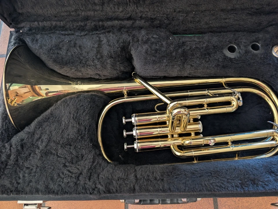 Saxhorn alto Weril H630 Mi♭ (Baryton/cuivre/Instrument à vent) Sax Horn pichote - Photo 2/4