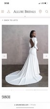 Allure Bridal Gown Size 8 Unaltered. Worn Once And In Great Condition 
