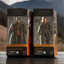Hasbro Star Wars Black Series Mandalorian Greef Karga & Migs Mayfeld Figures