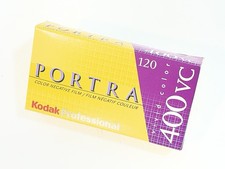 Kodak Portra 400 VC 120 Color Negative Film 5x pack Expired 09/2007