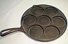 Griswold No 34 Cast Iron Plett Swedish Pancake Pan Vintage