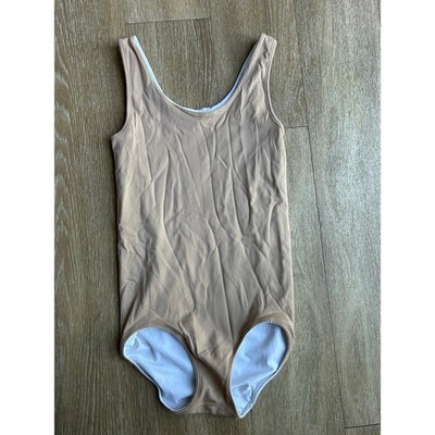 SPANX Nude Bodysuit Tank Leotard Shapewear OnePiece Beige Cream neutral luxury