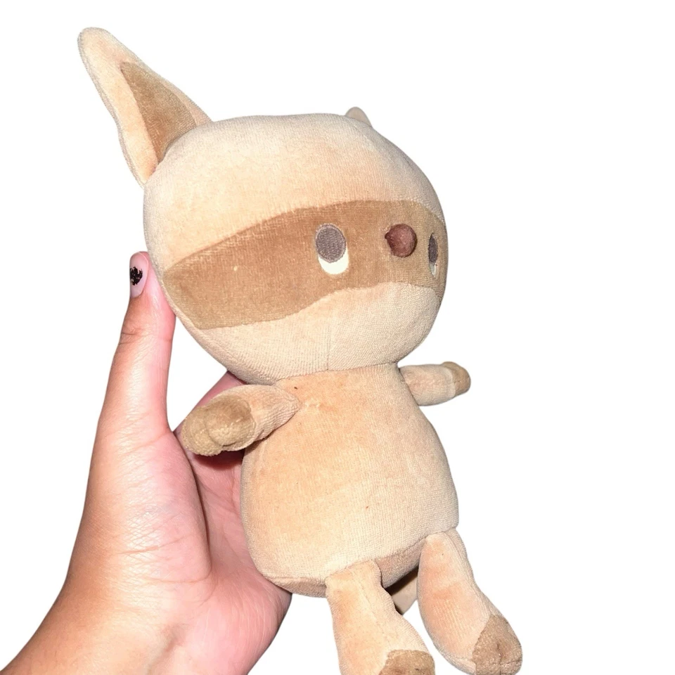 Muñeca mapache de peluche GYMBOREE de 9" rara muñeca de terciopelo de pana Lovey 2005 Foto 2 de 4