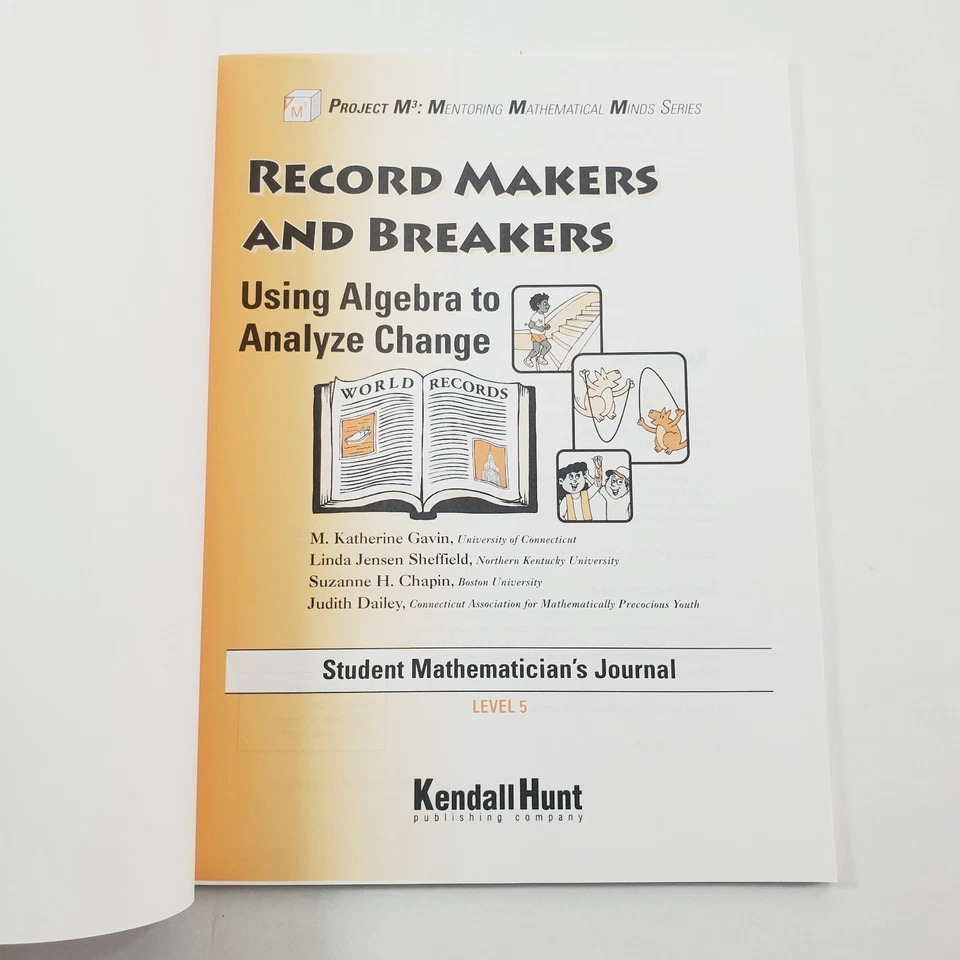 Lot of 3 Project M3 Level 5 Student Mathematician's Journal Workbooks Paperback - Image 2 of 4