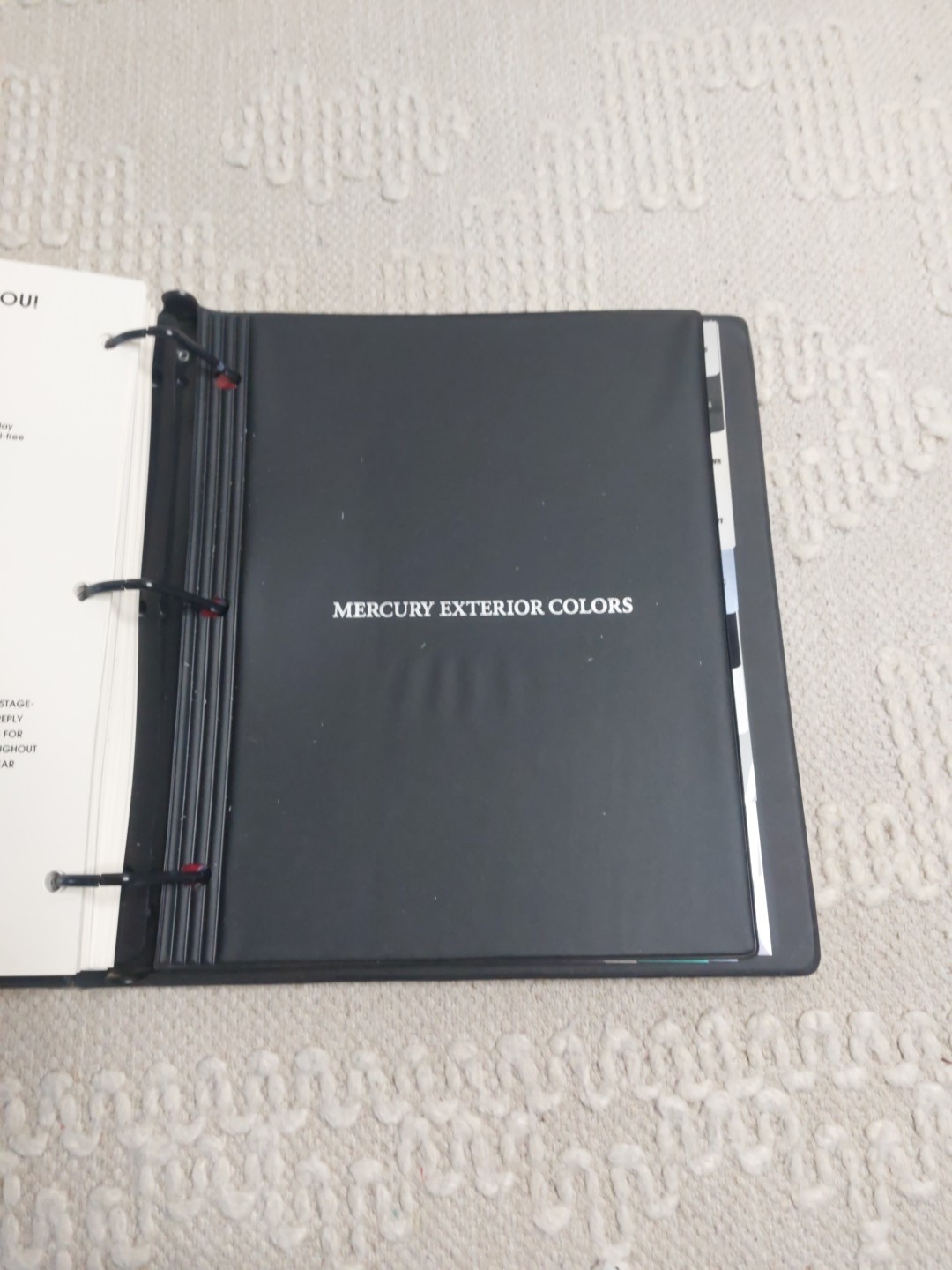 1996 Mercury Dealer Album Color upholstery paint book Cougar Grand Marquis thumbnail 10