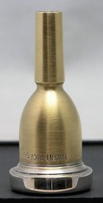 Vincent Bach 5G Trombone Mouth Piece Vintage Brass Shank with Silver Mouth Piece