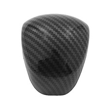 Center Console Gear Shift Knob Cover Cap, Carbon Fiber ABS Car Center Gear