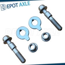 Set of 2 Camber Adjustment Bolt Kit for 87-2019 Chevrolet Corsica Dodge Caravan