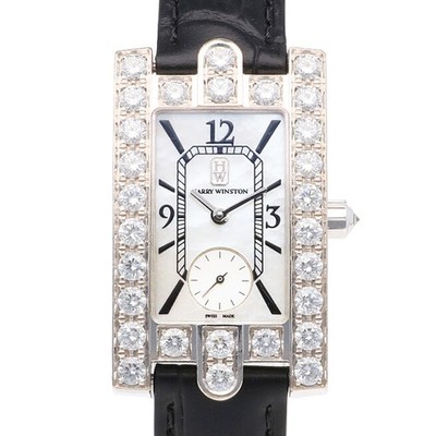 HARRY WINSTON avenue classic Watches 310LQW Stainless Steel Diamond Bezel used