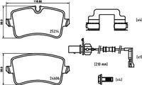 2X Brembo Bremsbelagsatz, Scheibenbremse P 85 150 FüR Audi Porsche