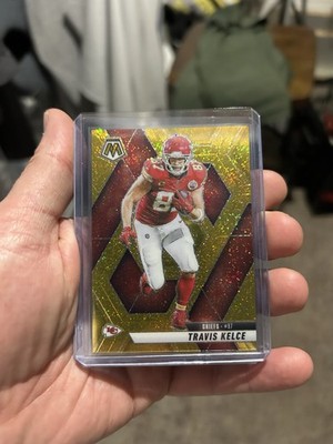 2025 NFL Mosaic Gold Glitter /5 Travis Kelce #4 SSP Chiefs