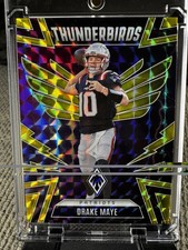 Drake Maye 2025 Panini Phoenix - Thunderbirds Yellow Pyramids /149