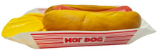 Play Food Vintage MTC Hot Dog  Chips With Holder