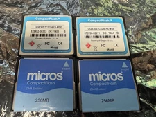 Micros WS5A  256MB Compact Flash Card DMAEnabled (Lot4)
