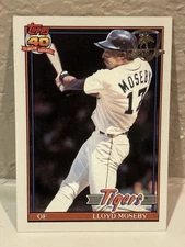 1991 Topps Operation Desert Shield #632 Lloyd Moseby Detroit Tigers NRMT B