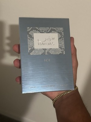 Rasasi Hawas Ice Eau de Parfum Spray 3.4 fl oz Long Lasting Citrus Fruit