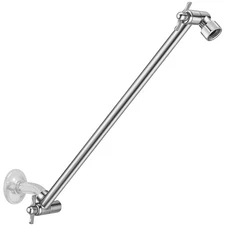 16 Inch Extra Long Shower Head Extension Arm, Adjustable Solid Stainless Stee...