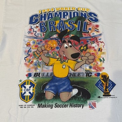 Vintage 1994 Bulletin Athletic Brazil World Cup Champions #7