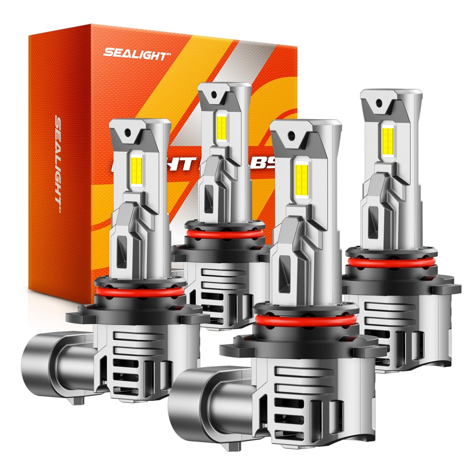 SEALIGHT S1-Pro 9005/HB3 9006/HB4 Fog & Light Bulbs, 30000LM 6500K White 9005...