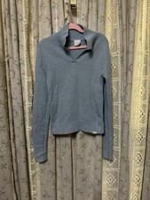 Abercrombie  Fitch Kids Light Blue Long Sleeve Collared Sweater Size 11-12