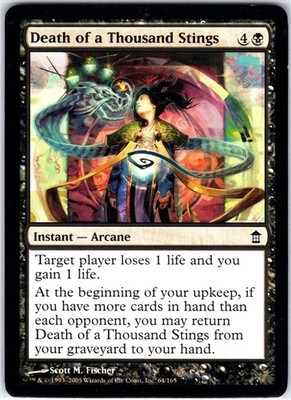 Death of a Thousand Stings 64 C Saviors of Kamigawa Magic the Gathering MTG LP