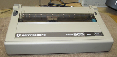 Vintage Commodore MPS 803 Matrix Printer, NICE