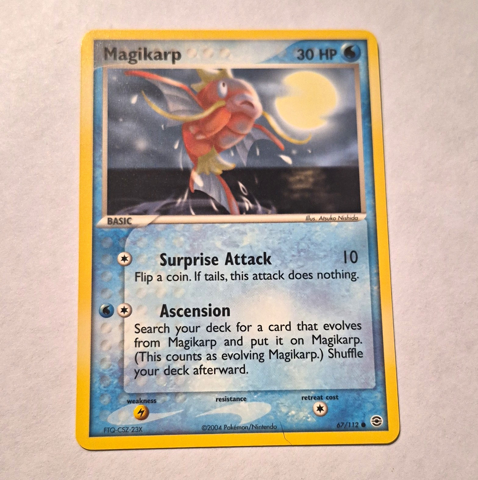 The Pokémon Company Magikarp FireRed & LeafGreen 67/112 Reg Com 30HP Eng