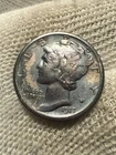 1917-S Mercury Dime ~ Gem  Lustrous AU High Grade  90% Silver Original