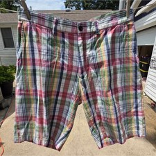 Polo Ralph Lauren Mens W32 32 vintage 90 90s plaid madras shorts prospect y2k
