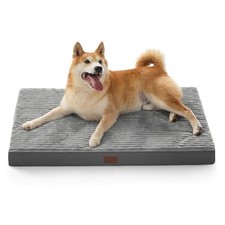 Dog Beds Large Sized Dog- Orthopedic Pet Beds for 35x22x2.8 Charcoal Grey