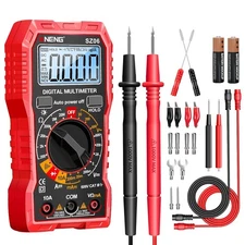 Digital Multimeter Meter Amp Ohm Voltmeter Automotive Battery Test DC AC Current