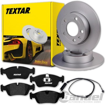 TEXTAR BREMSSCHEIBEN + BELÄGE VORNE passend für BMW Z3 + 3er E36