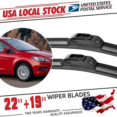 New Top Quality 22'' + 19'' Windshield Wiper Blades Hybrid Silicone OEM Quality