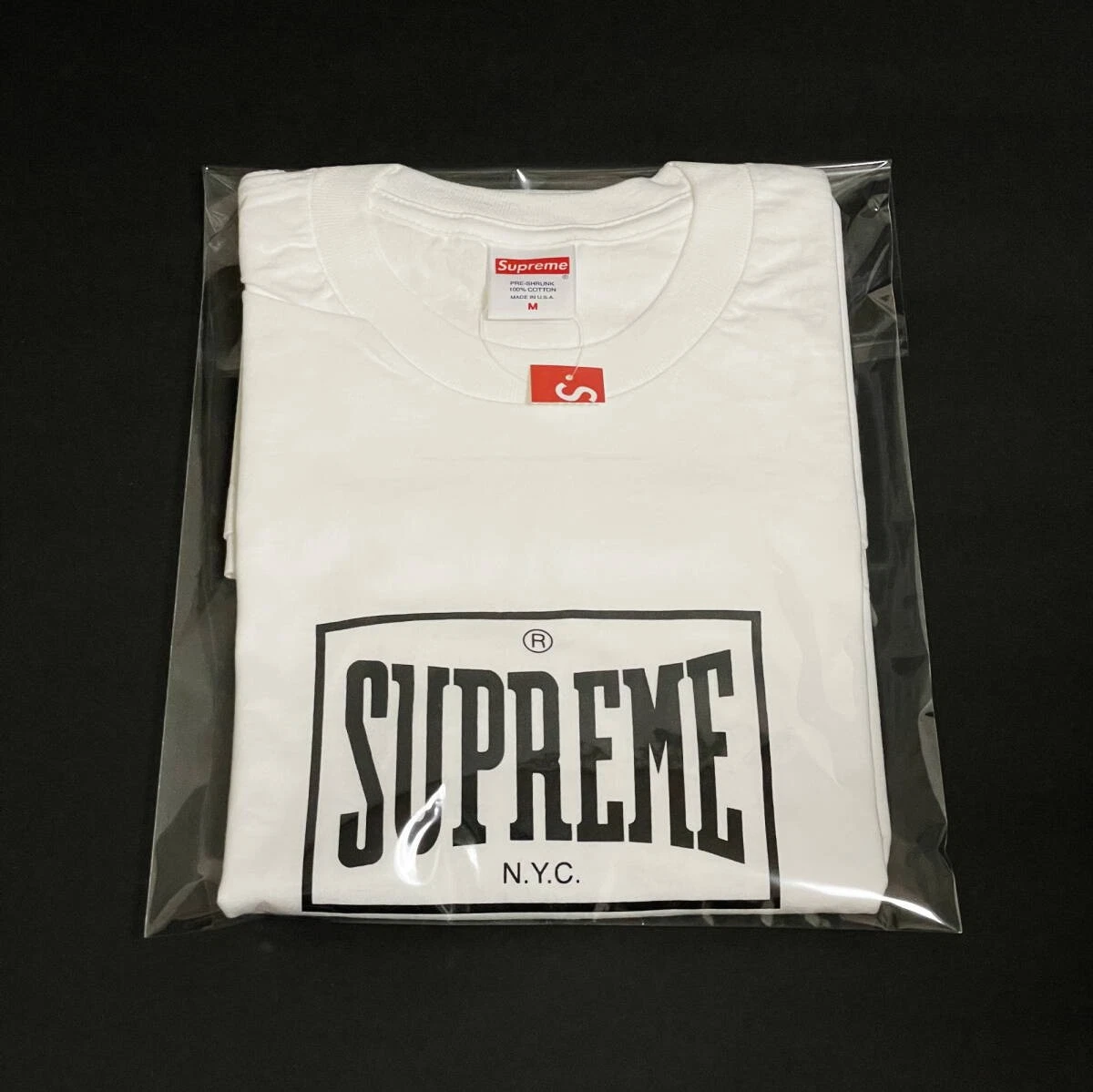 T shirt blanc échauffement suprême taille M 23FW suprême échauffement blanc