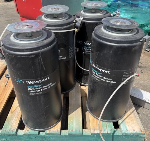 Newport Pneumatic Vibration Isolator I-2000 Table Legs - Lot of 4