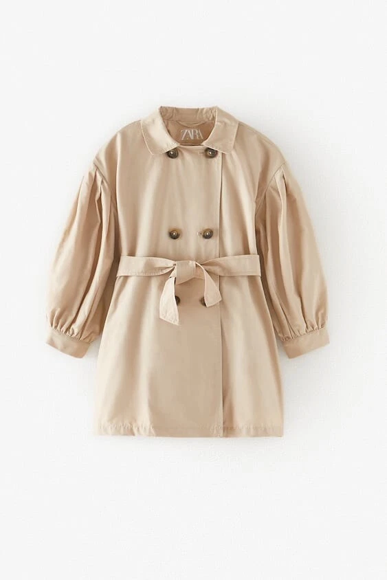 Kids Girl Full Trench Coat Ice 7901/604 | eBay