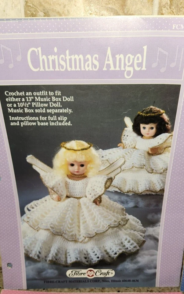 4 Fibre Craft Serena Pillow Doll Patterns & 2 Fashion Patterns - Image 3 of 4