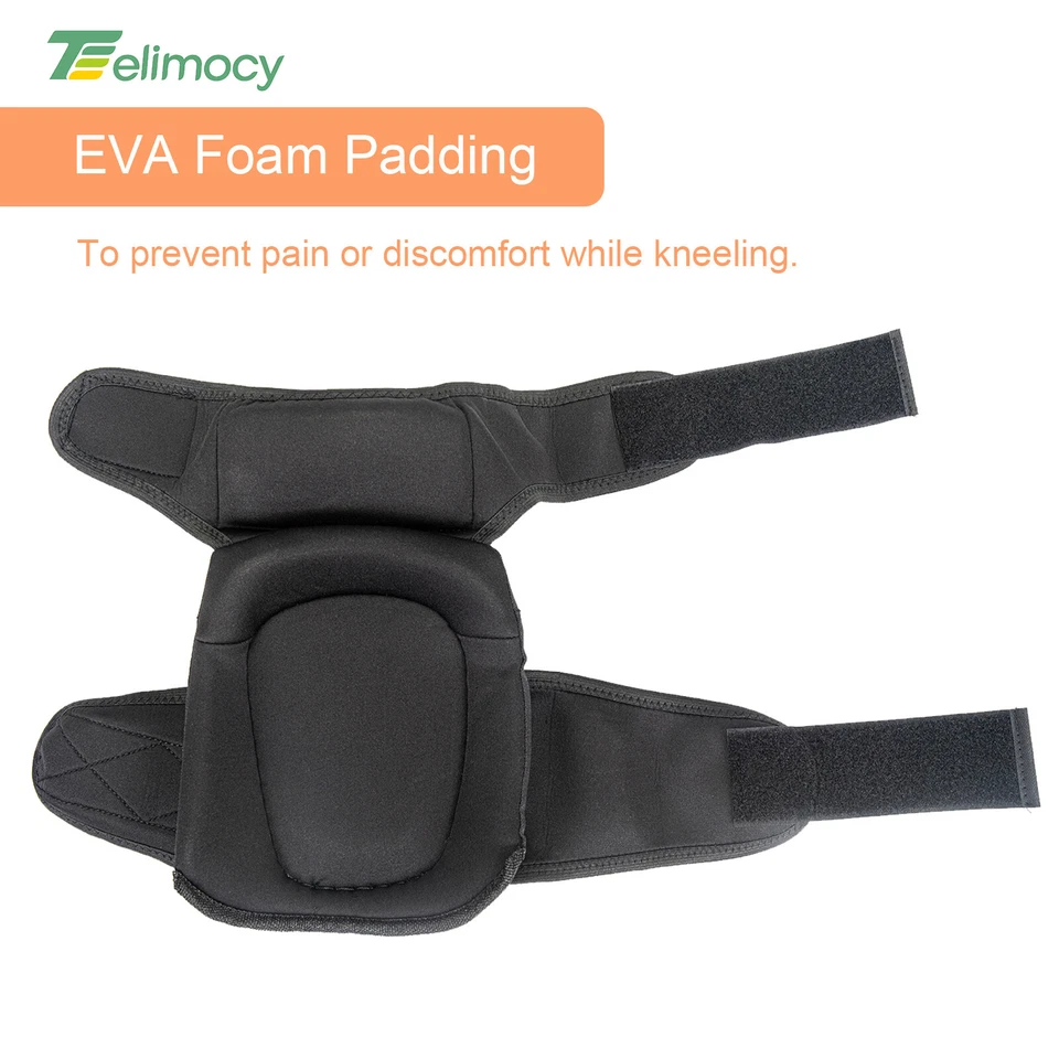 Rodilleras de espuma de gel de alta resistencia para trabajo construcción jardinería protector de rodilla Foto 2 de 4