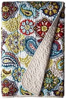 Mizone Tamil Oversized Quilted Throw Blankets, Multicolor, 60 X 70 Mizone Tamil Oversized Quilted Throw Blankets, Multicolor, 60 X 70
