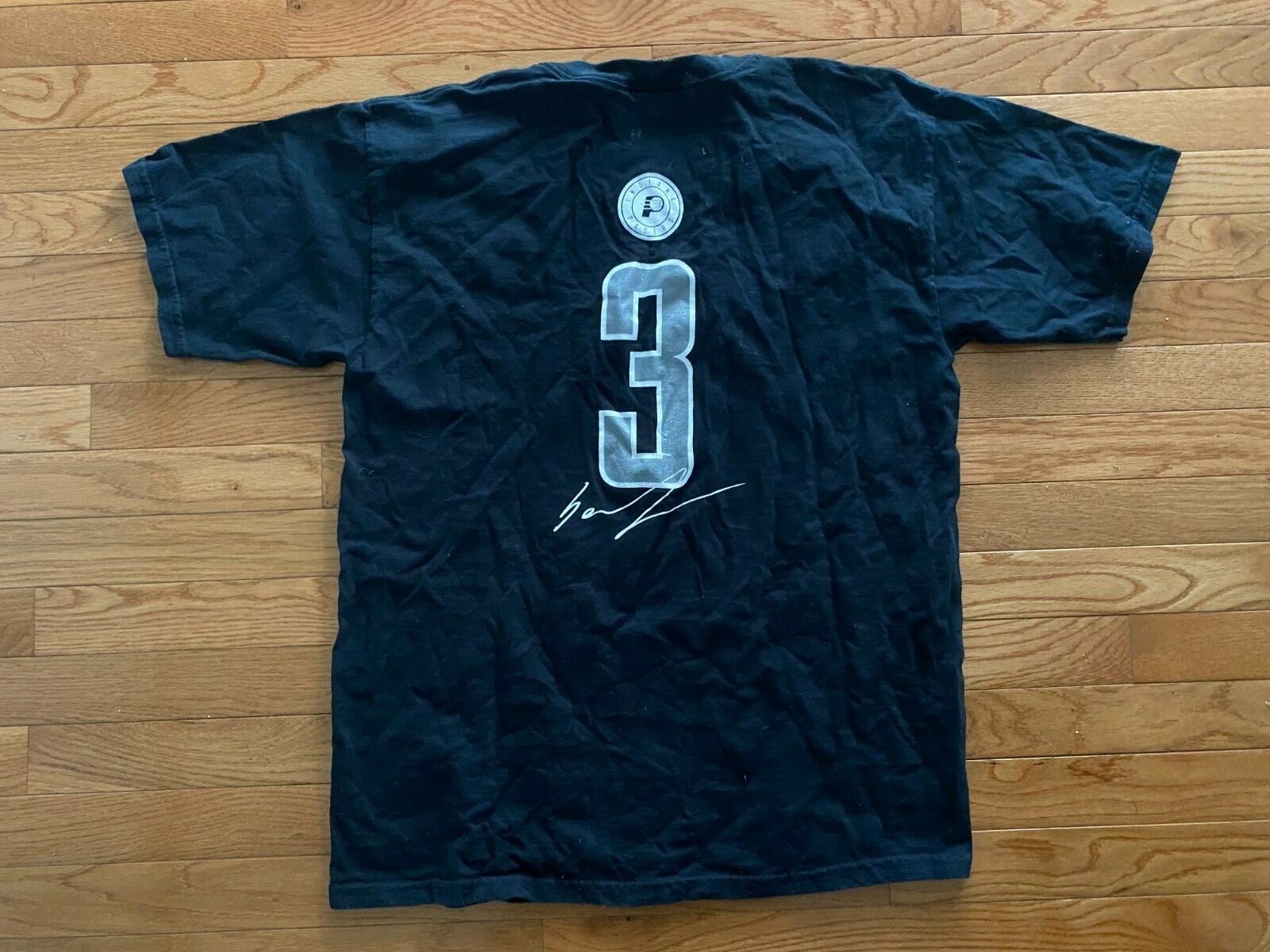 VTG Indiana Pacers Sarunas Jasikevicius 3 Basketball Mens Sz L Jersey