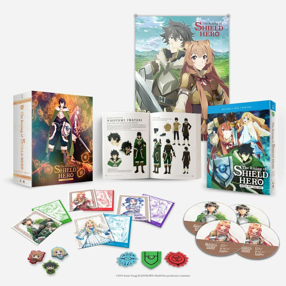  The Rising of the Shield Hero Season One Part One - DVD :  Movies & TV