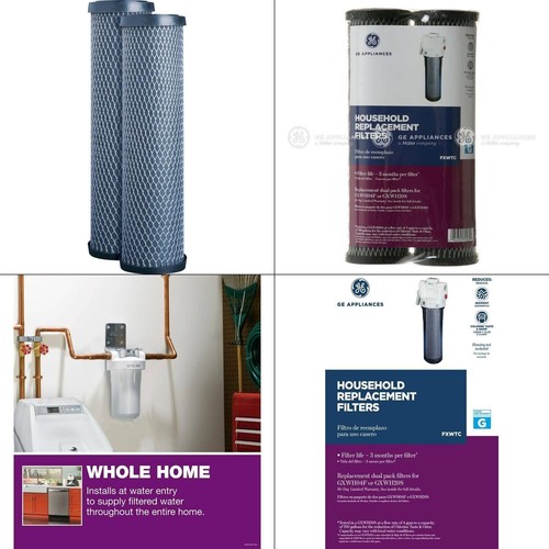 Universal Whole House Replacement Water Filter Cartridge (2pack
