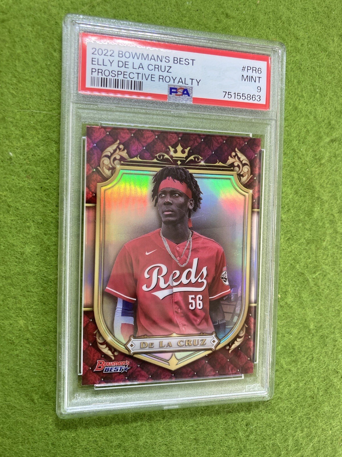 Elly De La Cruz REFRACTOR ROOKIE CARD PSA 9 RC 2022 Bowman's Best MAKE AN OFFER view 7