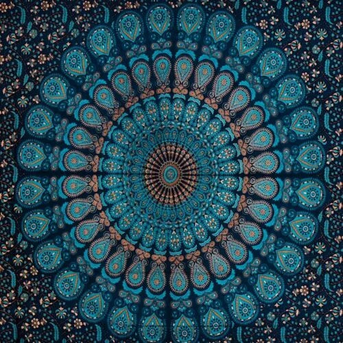 Синтетические гобелены Mandala для луны и звезд
